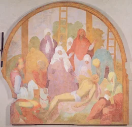 Deposition, Lunette from the Fresco Cycle of the Passion