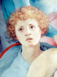 Face of Young Man, Detail of The Deposition by Jacopo da Pontormo
