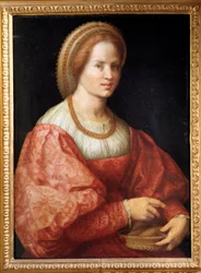 Portrait of Lady with a Basket of Spindles
