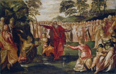 Moses Striking the Rock