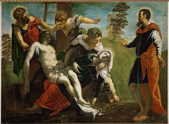 Descent from the Cross with Saint Mary and Mary of Magdala