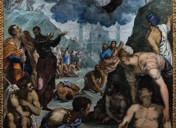 St. Augustine Heals the Lame (detail)