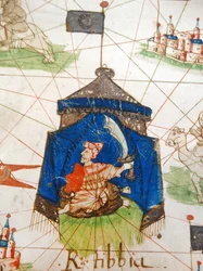Renaissance map of Europe, Jacopo Russo (after) 1528