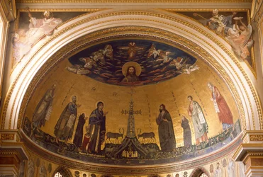 Inside view of the apse of St. John