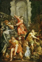 Christ Driving the Money Changers from the Temple, ca 1588