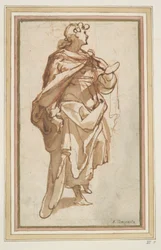 Standing Young Man