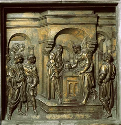 The angel appears to Zacharias