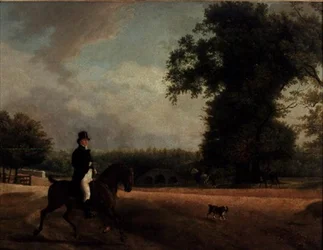 George Luving on Horseback