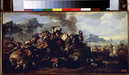 Combat Between French and Spanish Cavalries