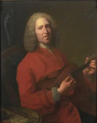 Portrait of the composer Jean-Philippe Rameau, 1728
