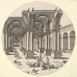Perspectival View, Temple of Isis, 1551