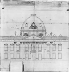 Design for the Ecole Militaire in Paris, 1769