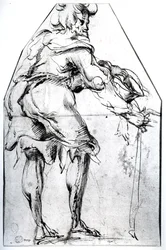 Beggar with a Hat and Stick