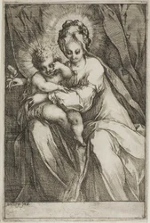 The Virgin and Child with a Rose