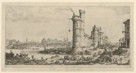 View of the Pont Neuf, sheet from the series "Two Large Views of Paris"
