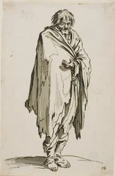 Beggar without Hat or Shoes, plate twelve from The Beggars