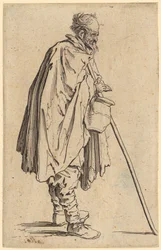 Beggar with a Jug, Plate 6 from the Series “The Beggars”