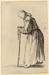 Beggar Woman with Rosary, Plate 7 from the Series "The Beggars"