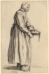 Female Beggar with Plate, Plate 20 from the series “The Beggars”