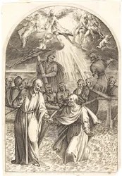 Christ Walking on the Water (second plate)