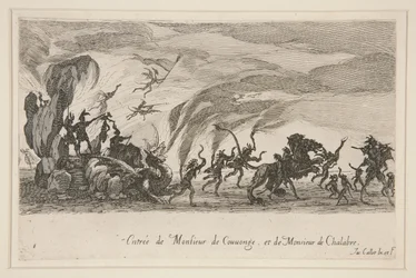 Combat at the Barrier, Entry of Monsieur de Couvonge and Monsieur de Chalabre