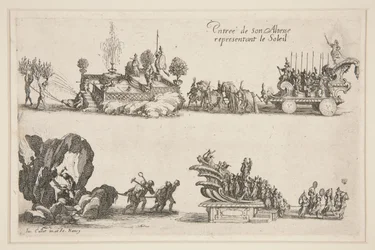 Combat at the Barrier, Entry of His Highness (Charles IV) representing the Sun
