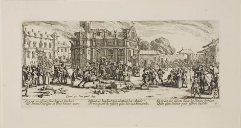 Destruction of a Convent, Plate Six from The Miseries of War