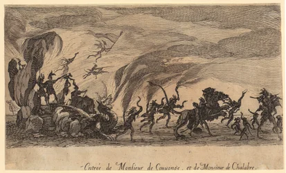 Entry of Monsieur de Couvonge and Monsieur de Chalabre, Sheet 5 of the Series "The Tournament"