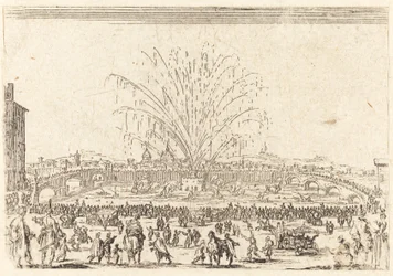 Fireworks on the Arno, Florence