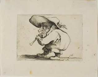Flageolet Player (from Varie Figure Gobbi)