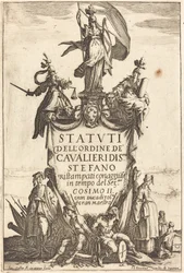 Frontispiece for the Statutes of the Order of the Knights of Saint Stephen