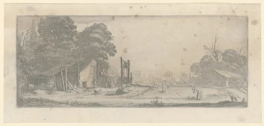 Garden with Workers