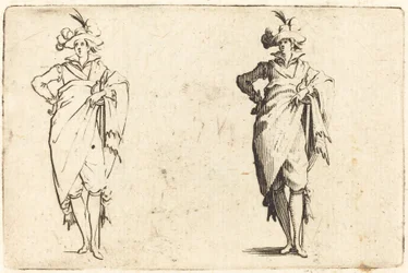 Gentleman Viewed from the Front with Hand on Hip