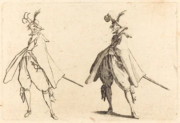 Gentleman in Large Mantle, Front View
