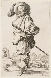 Gentleman in a Fur-Trimmed Cloak