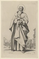 Saint Bartholomew, Plate 12 from the Series "Jesus, the Twelve Apostles and Mary"