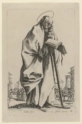 Saint Simon, Plate 14 from the Series "Jesus, the Twelve Apostles and Mary"