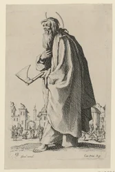 Saint Thaddeus or Saint Judas, plate 16 from the series “Jesus, the Twelve Apostles and Mary”