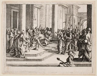 Jesus and the Adulterous Woman, from the series “The New Testament”