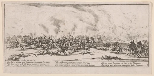 The Battle, illustration from The Large Miseries of War