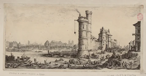 The Tower of Nesle and View of the Pont Neuf