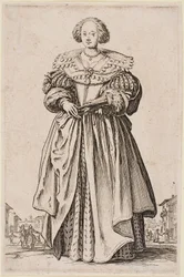 Lady with a Fan, from the series 