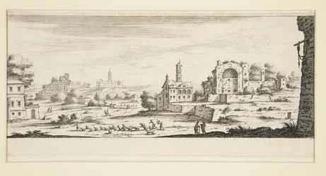 Landscape with Large Buildings