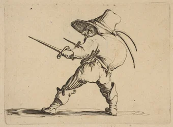 The Duelist with a Sword and Dagger, from Various, 1616-22