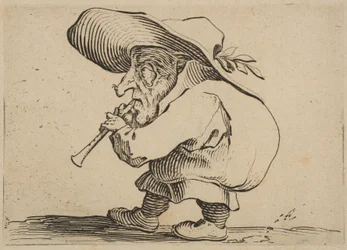 The Flageolet Player, from Varie Figure Gobbi