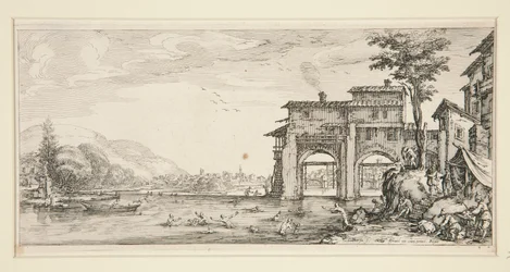 The Bathers, from Landscapes for Giovanni de Medici