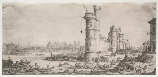 The Two Great Views of Paris: View of the Pont Neuf, 1628-1630