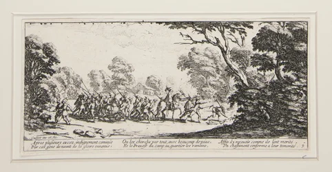 The Great Miseries of War: No. 9 - Discovery of the Criminals