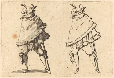 Man Wrapped in His Mantle