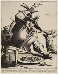 Man with Snails